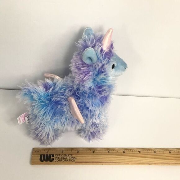 aurora world sparkle tales 8 inch llamacorn llama blue purple fluffy - Picture 3 of 6